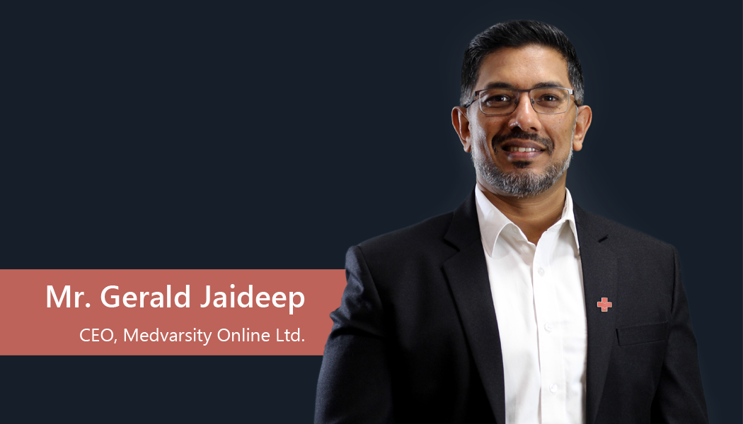 interview with Mr Gerald Jaideep, CEO, Medvarsity Online Ltd.