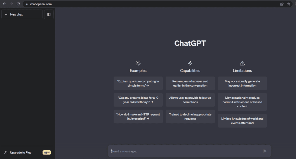 ChatGPT generative ai tools
